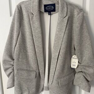 Scoop Women's Light Gray Ponte Blazer